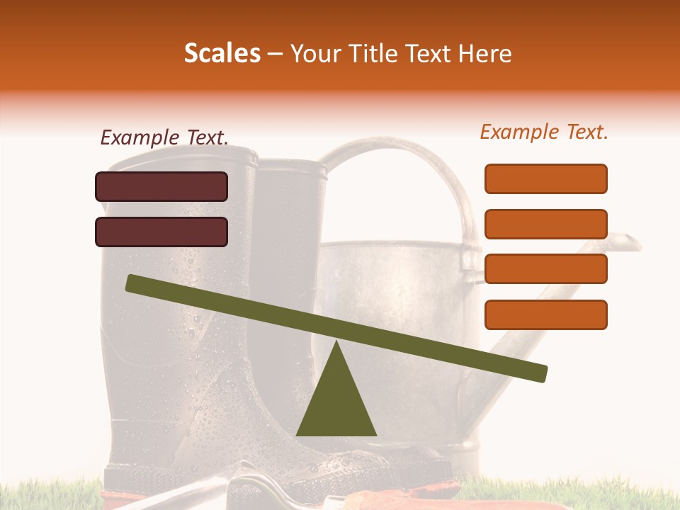 Plant Fake White PowerPoint Template