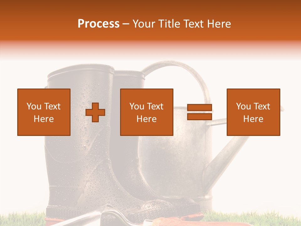 Plant Fake White PowerPoint Template