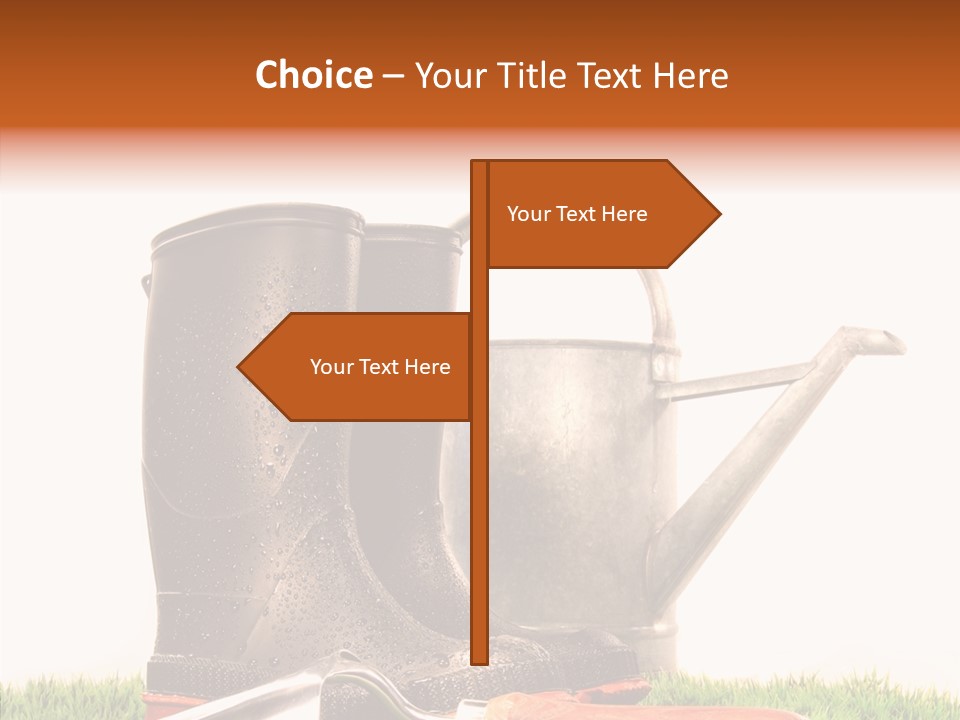 Plant Fake White PowerPoint Template