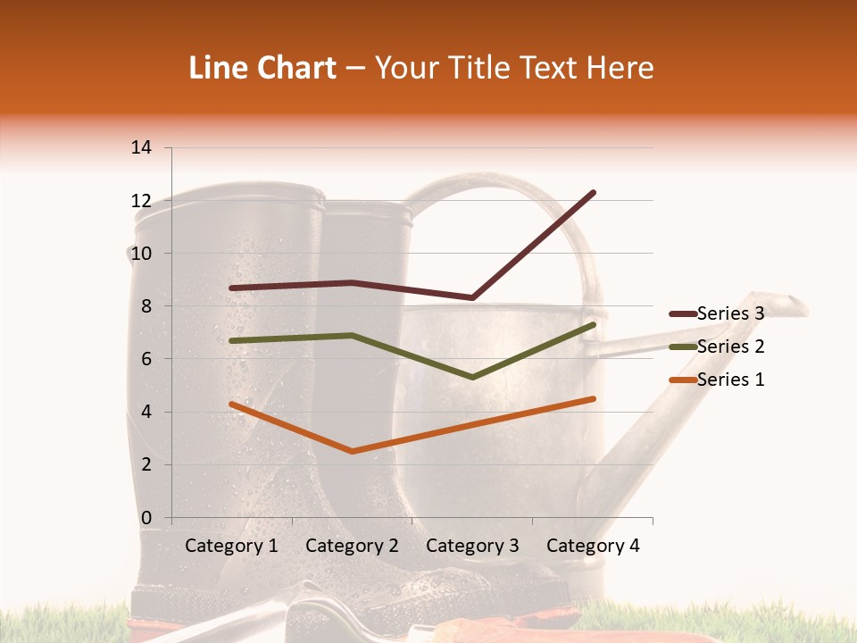 Plant Fake White PowerPoint Template