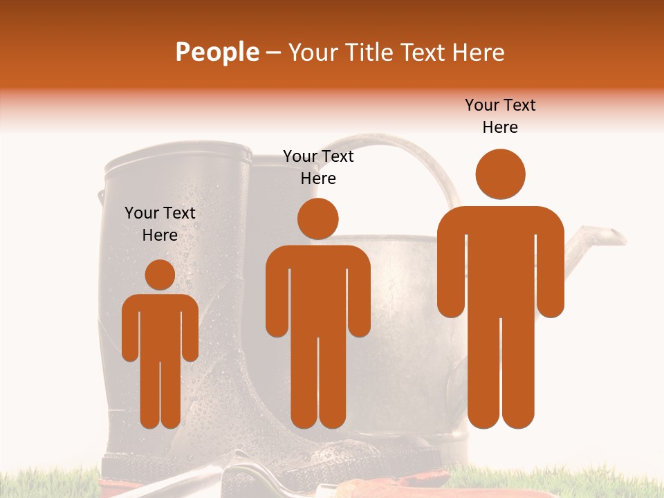 Plant Fake White PowerPoint Template