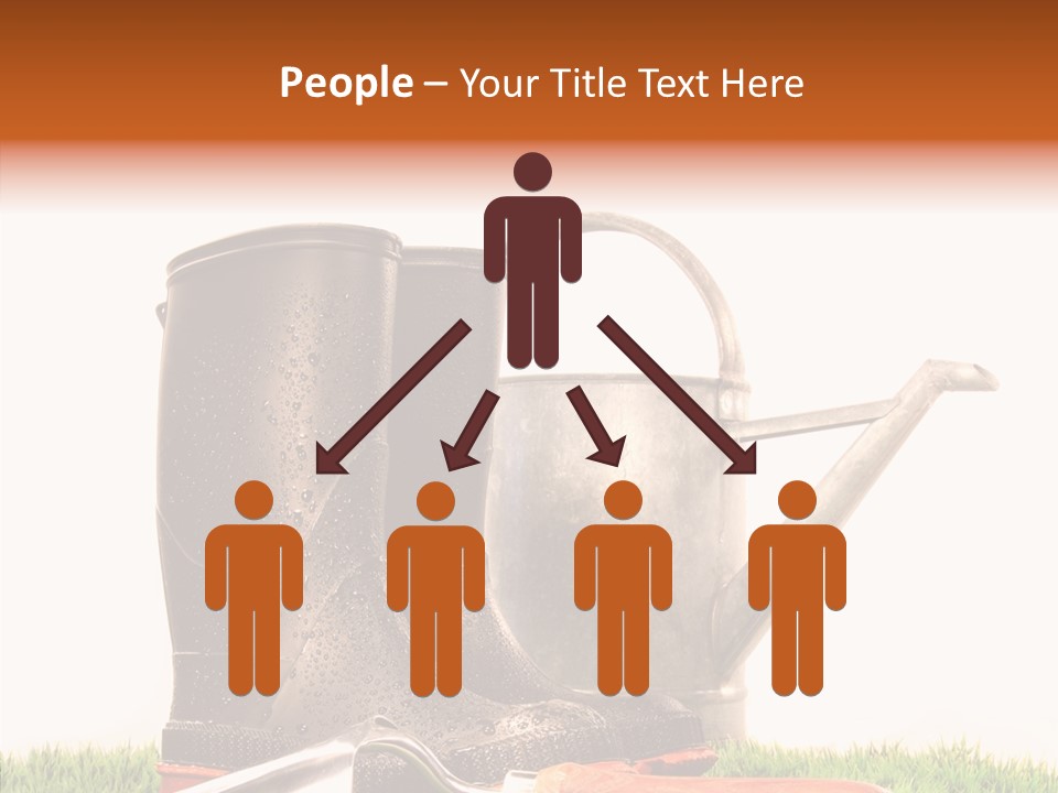 Plant Fake White PowerPoint Template