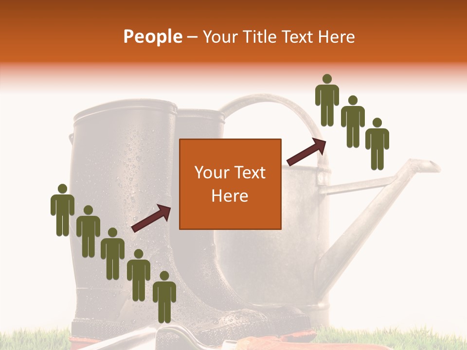 Plant Fake White PowerPoint Template