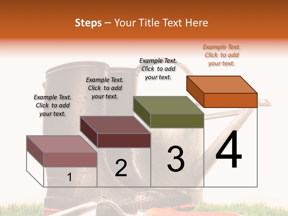 Plant Fake White PowerPoint Template