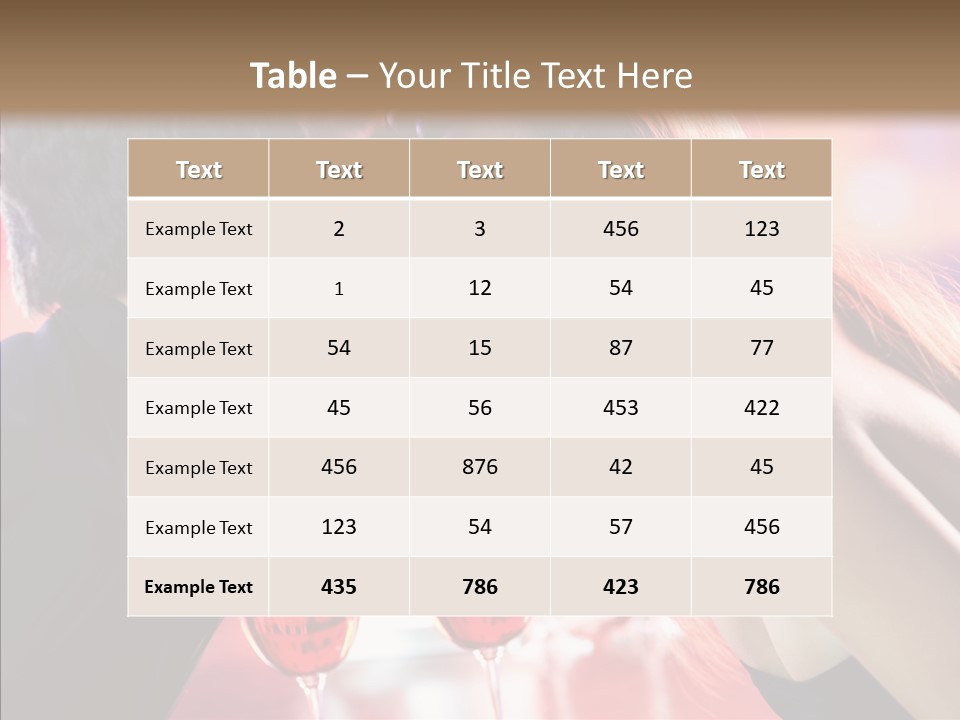 Restaurant Lovers Club PowerPoint Template