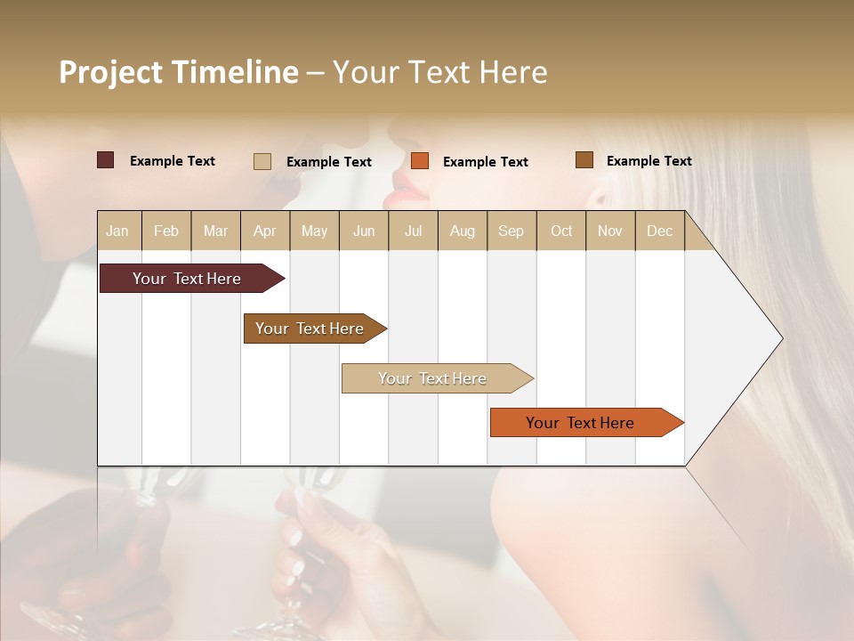 Flirt Woman Man PowerPoint Template