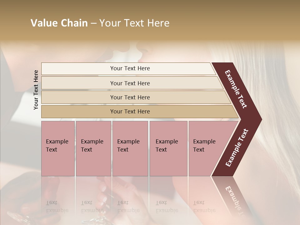 Flirt Woman Man PowerPoint Template