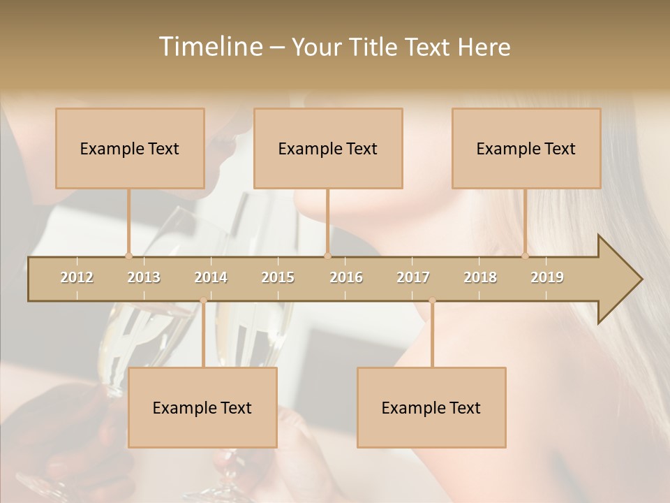 Flirt Woman Man PowerPoint Template