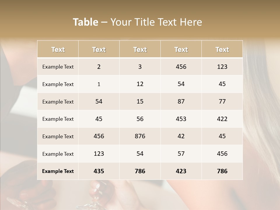 Flirt Woman Man PowerPoint Template