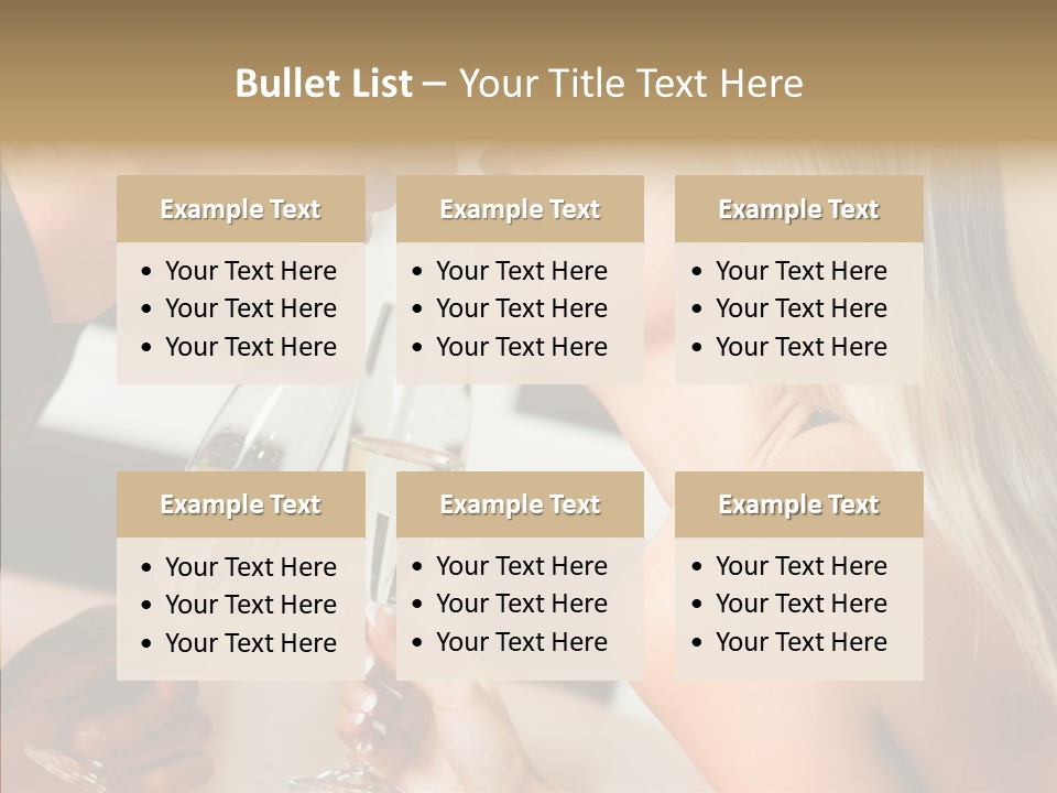 Flirt Woman Man PowerPoint Template