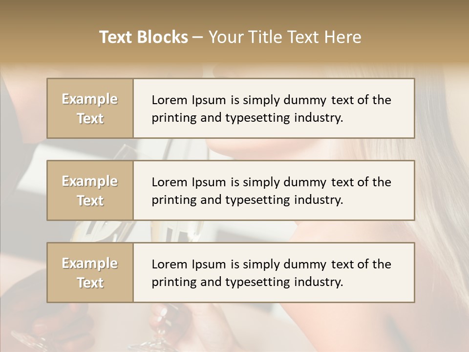 Flirt Woman Man PowerPoint Template