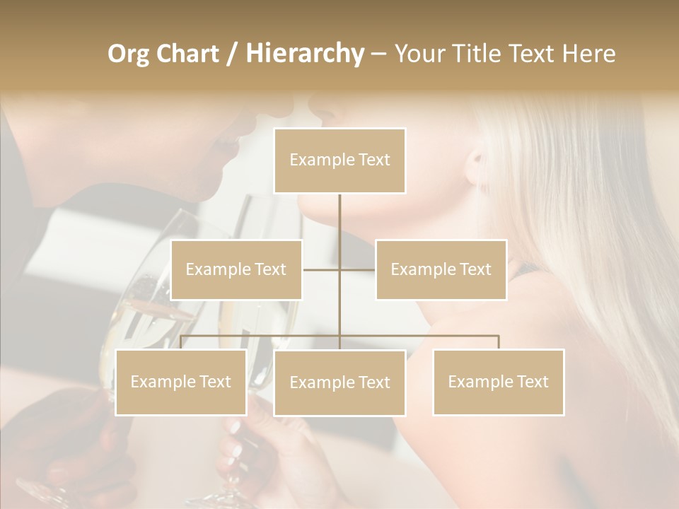 Flirt Woman Man PowerPoint Template