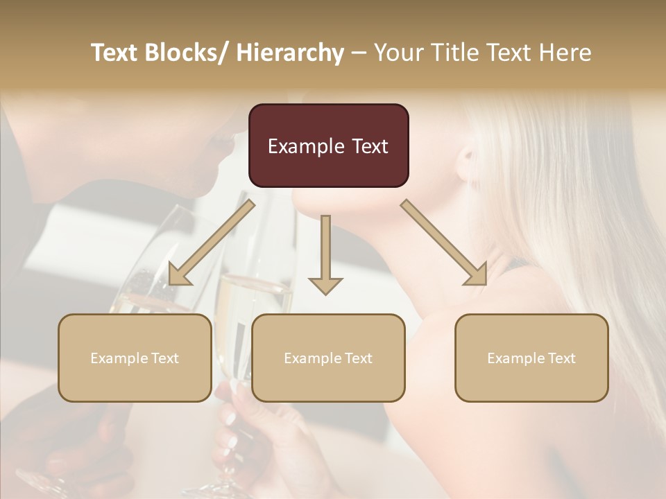 Flirt Woman Man PowerPoint Template