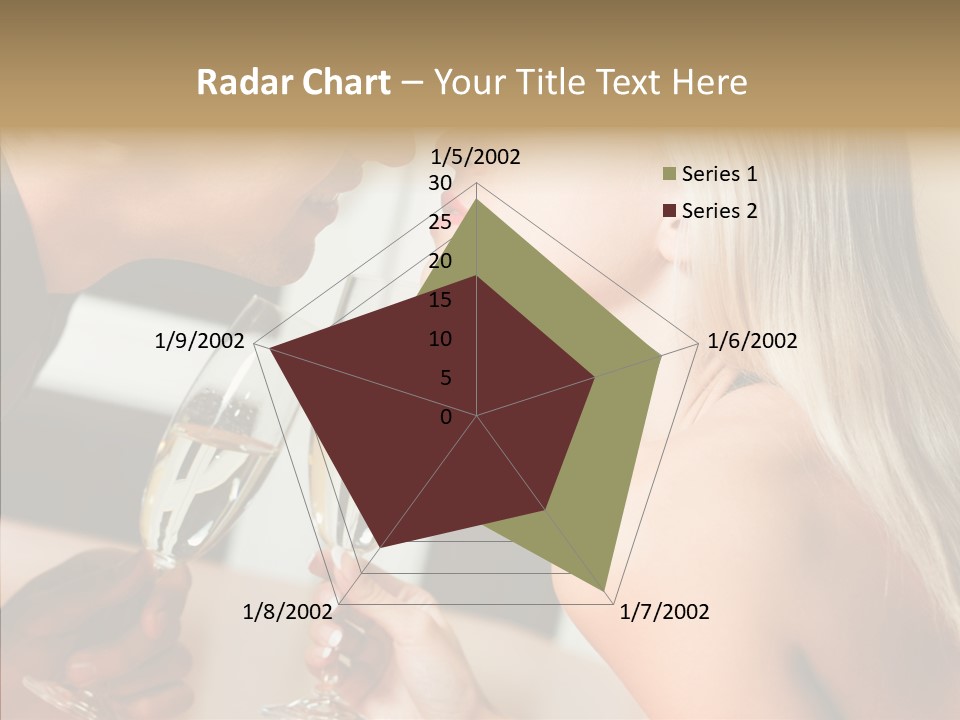 Flirt Woman Man PowerPoint Template