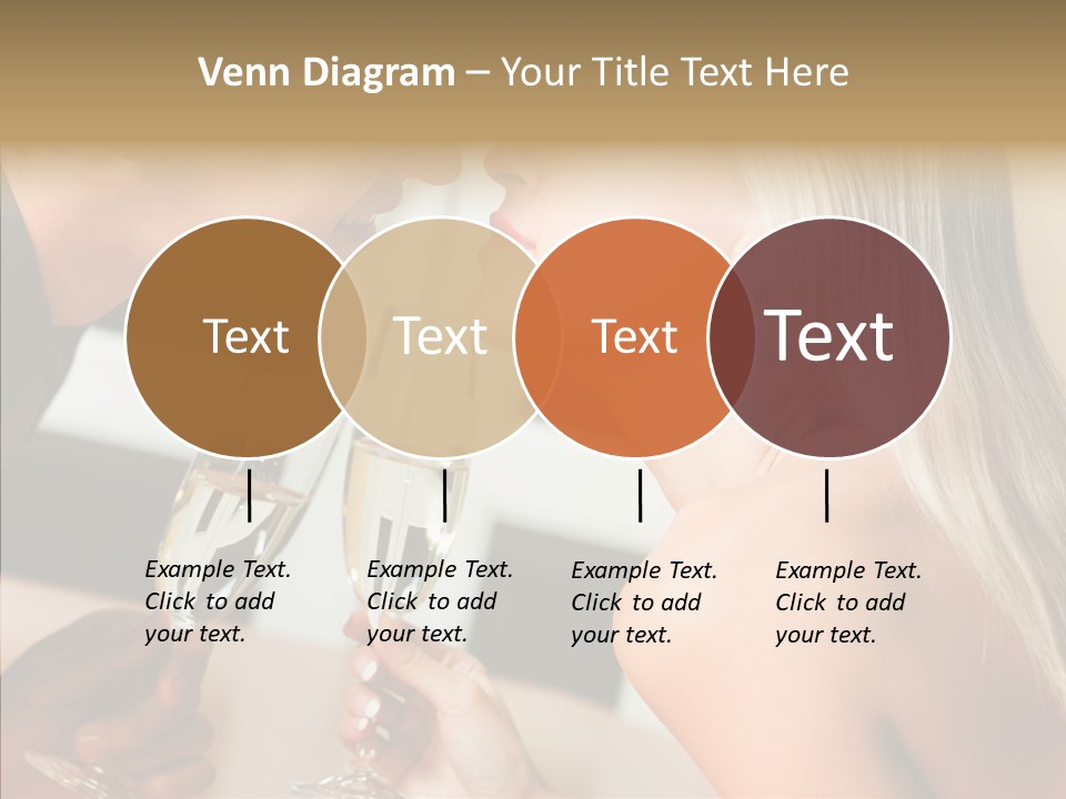 Flirt Woman Man PowerPoint Template