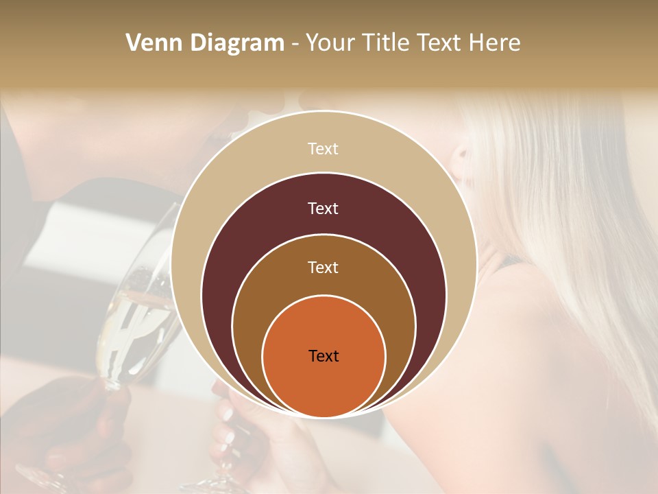 Flirt Woman Man PowerPoint Template