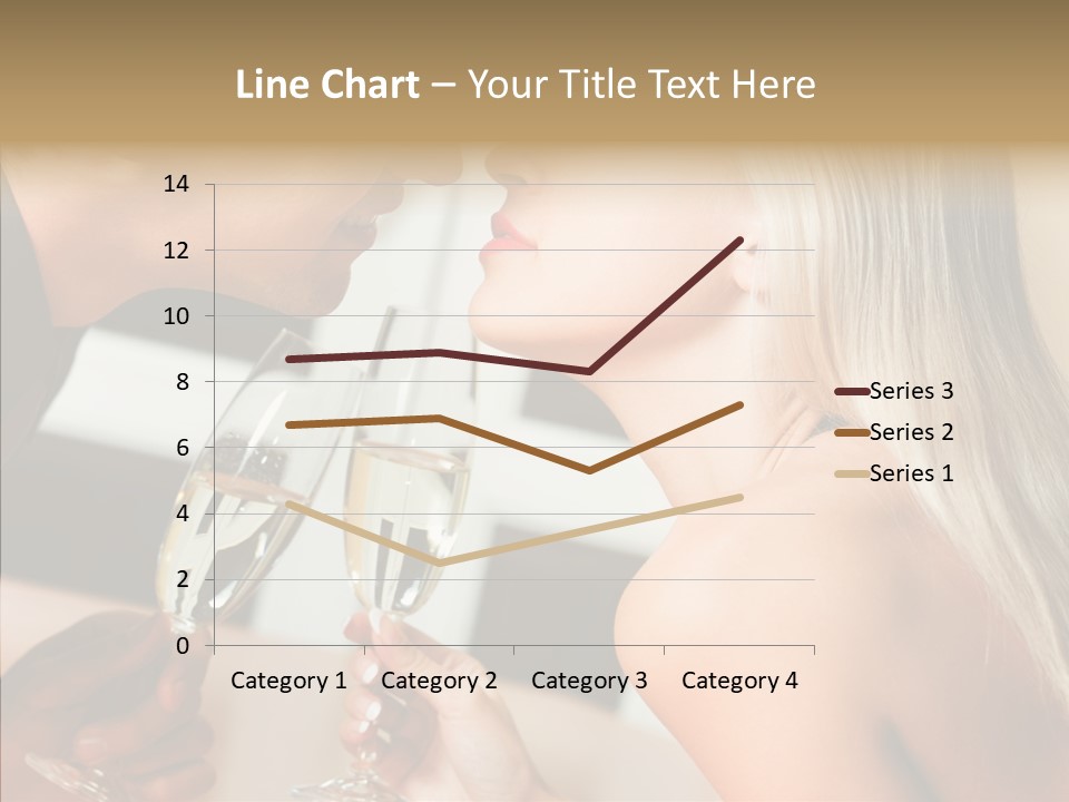 Flirt Woman Man PowerPoint Template