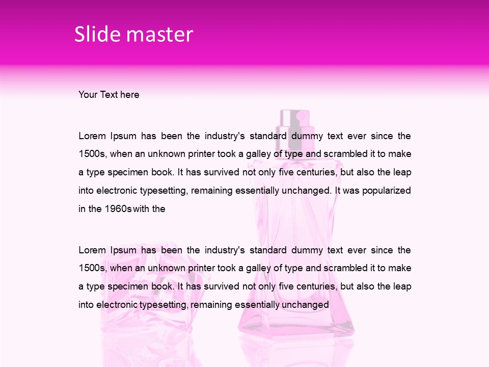 Colored Romantic Elegance PowerPoint Template