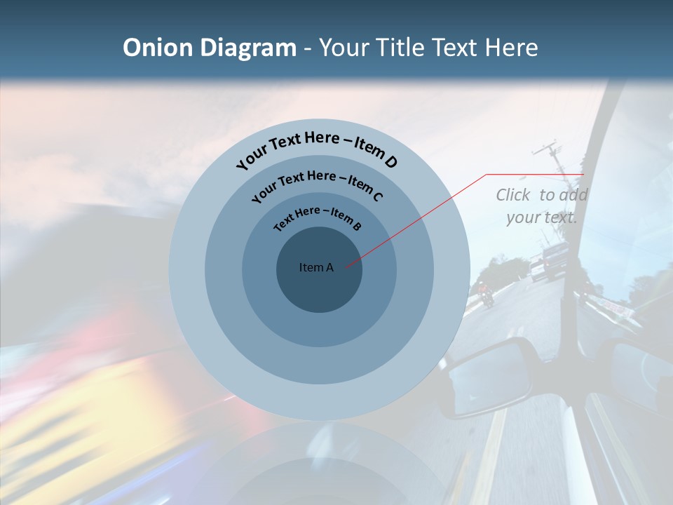 Auto Motion Highway PowerPoint Template