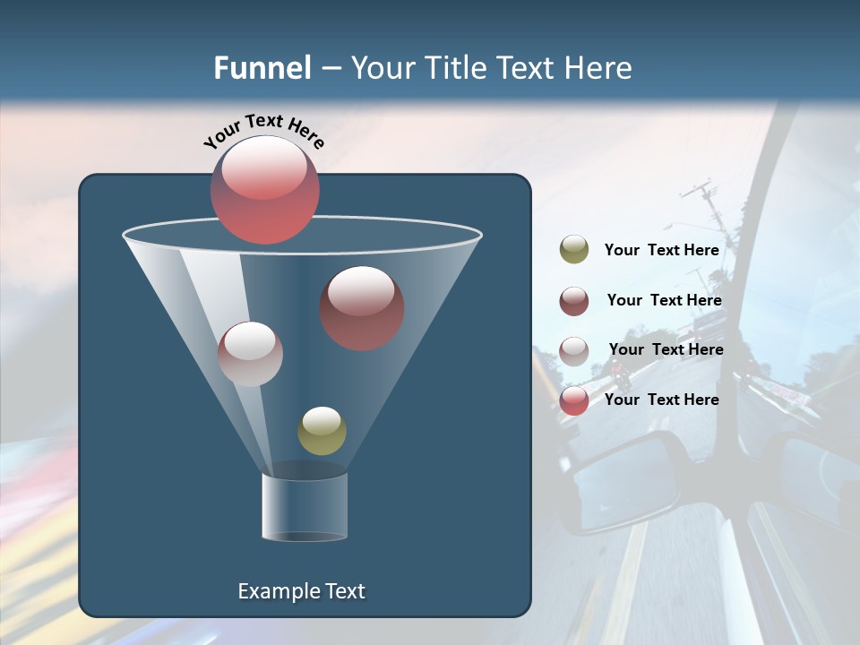 Auto Motion Highway PowerPoint Template