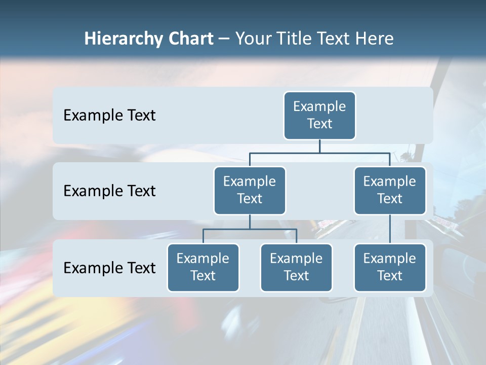 Auto Motion Highway PowerPoint Template