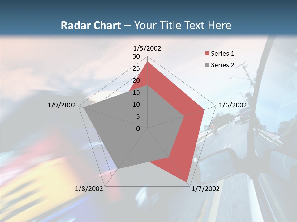 Auto Motion Highway PowerPoint Template