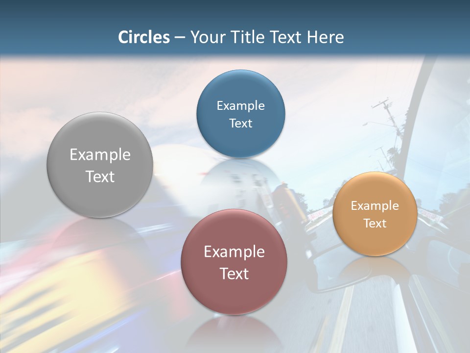 Auto Motion Highway PowerPoint Template