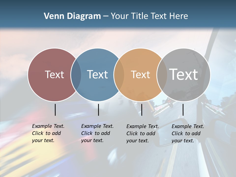 Auto Motion Highway PowerPoint Template