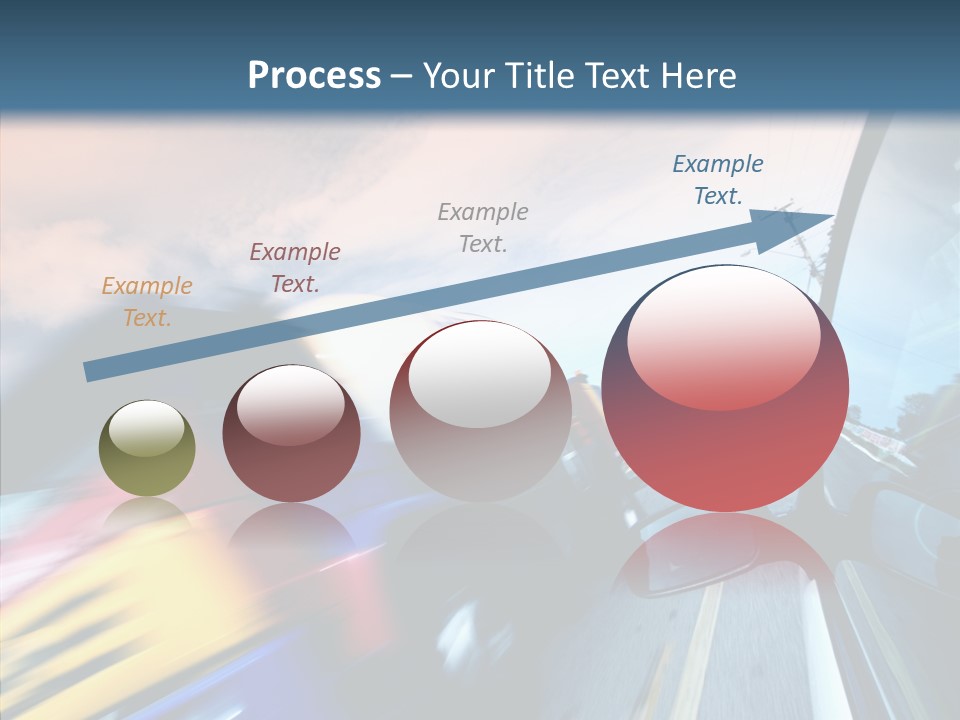 Auto Motion Highway PowerPoint Template