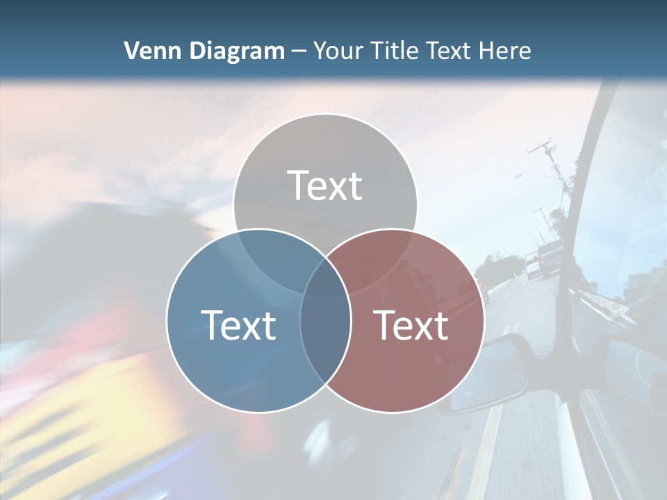 Auto Motion Highway PowerPoint Template