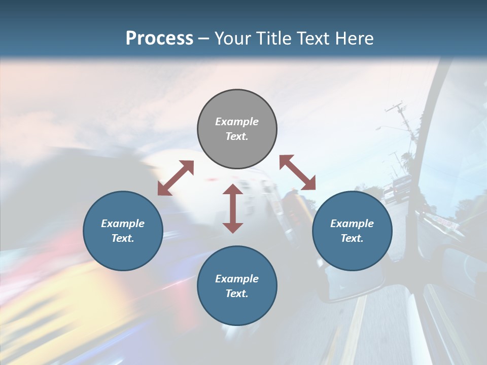 Auto Motion Highway PowerPoint Template