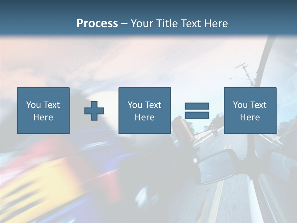 Auto Motion Highway PowerPoint Template