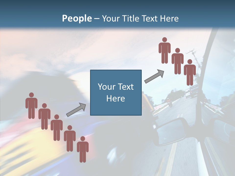 Auto Motion Highway PowerPoint Template