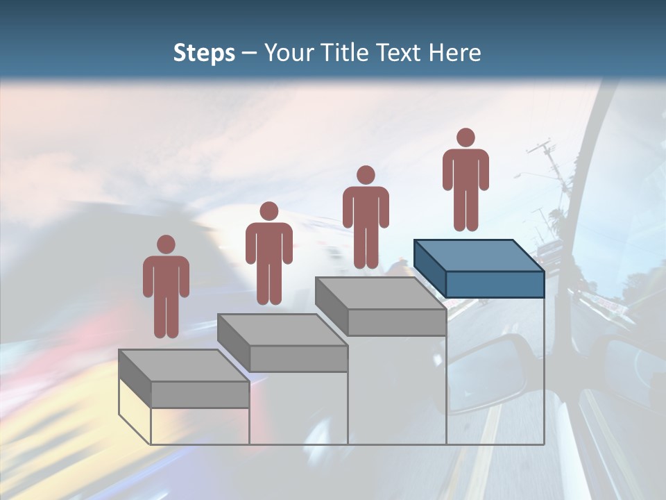 Auto Motion Highway PowerPoint Template
