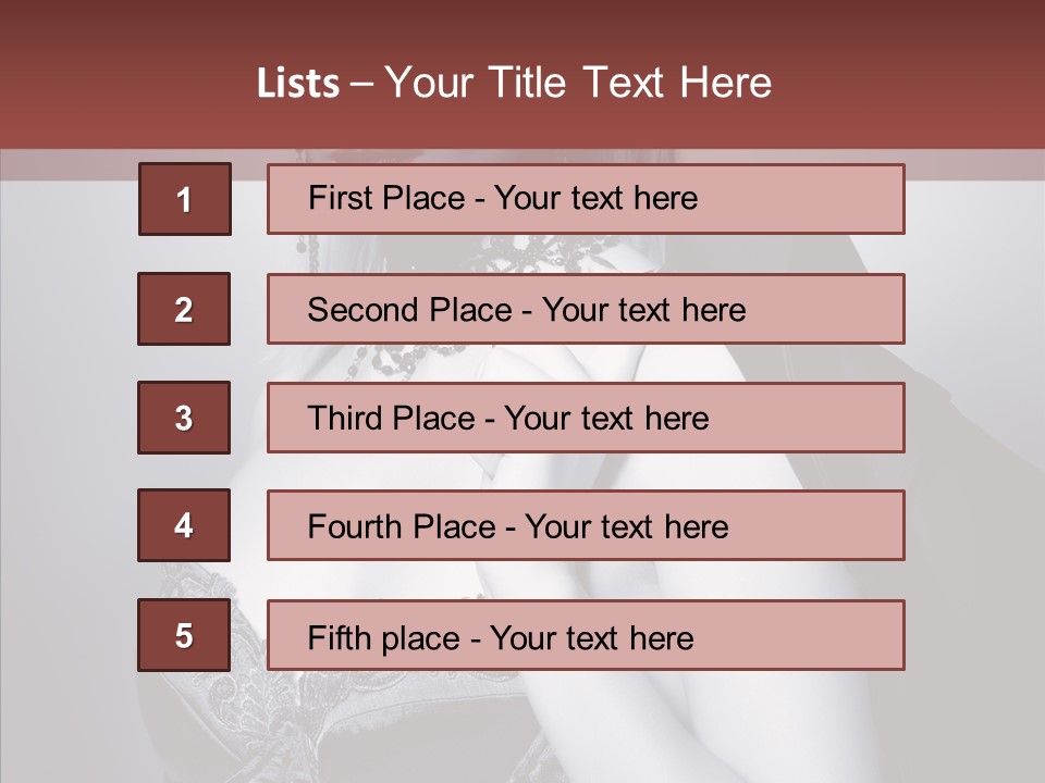 Expression Make Up Perfect PowerPoint Template