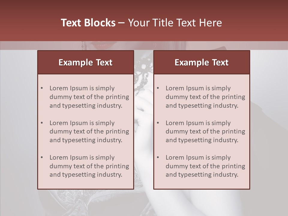 Expression Make Up Perfect PowerPoint Template