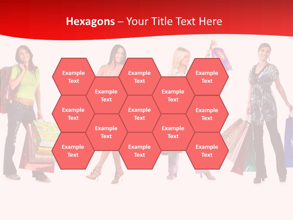 Isolate Pretty Customer PowerPoint Template