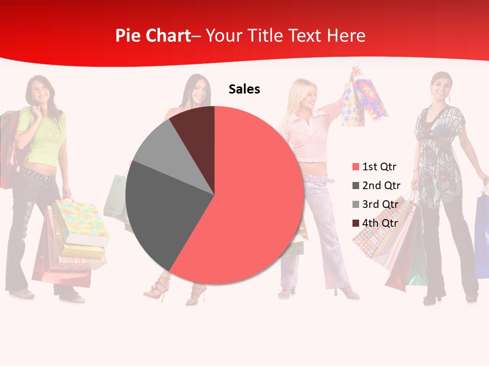 Isolate Pretty Customer PowerPoint Template