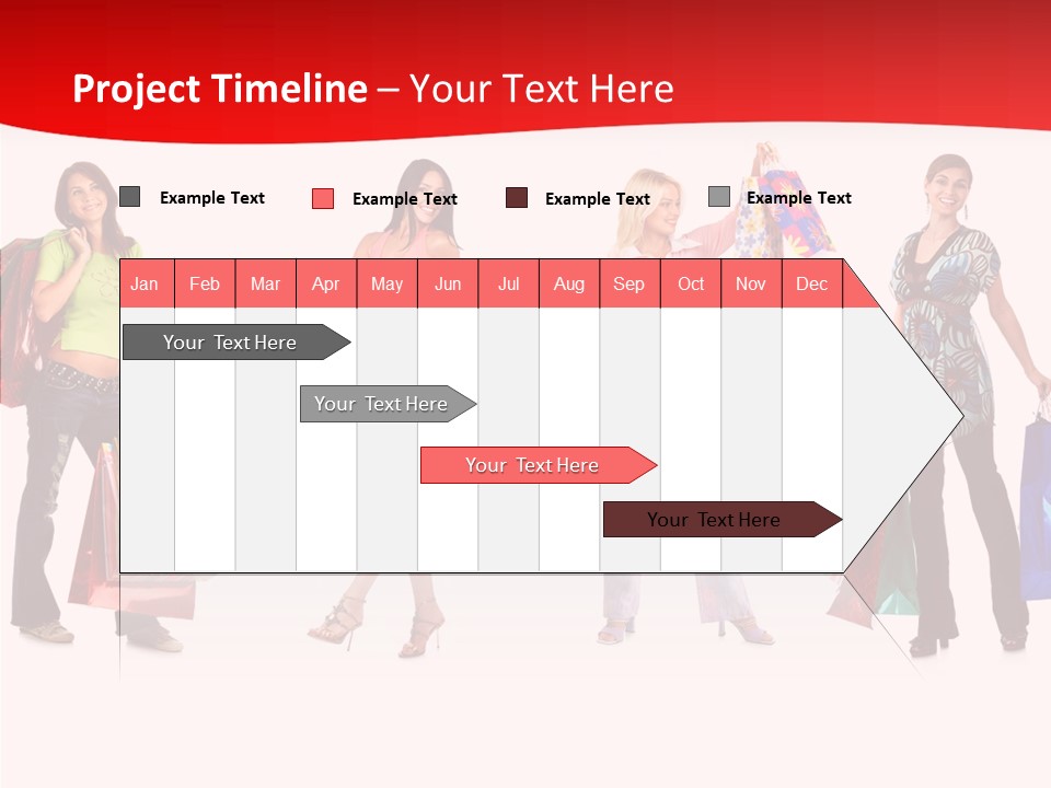 Isolate Pretty Customer PowerPoint Template