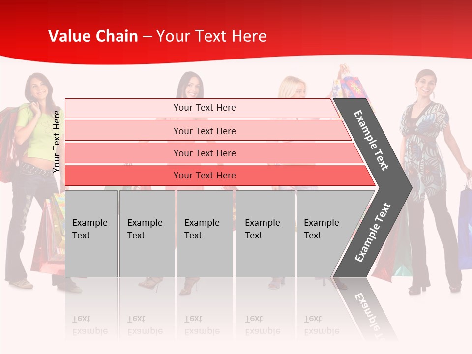 Isolate Pretty Customer PowerPoint Template