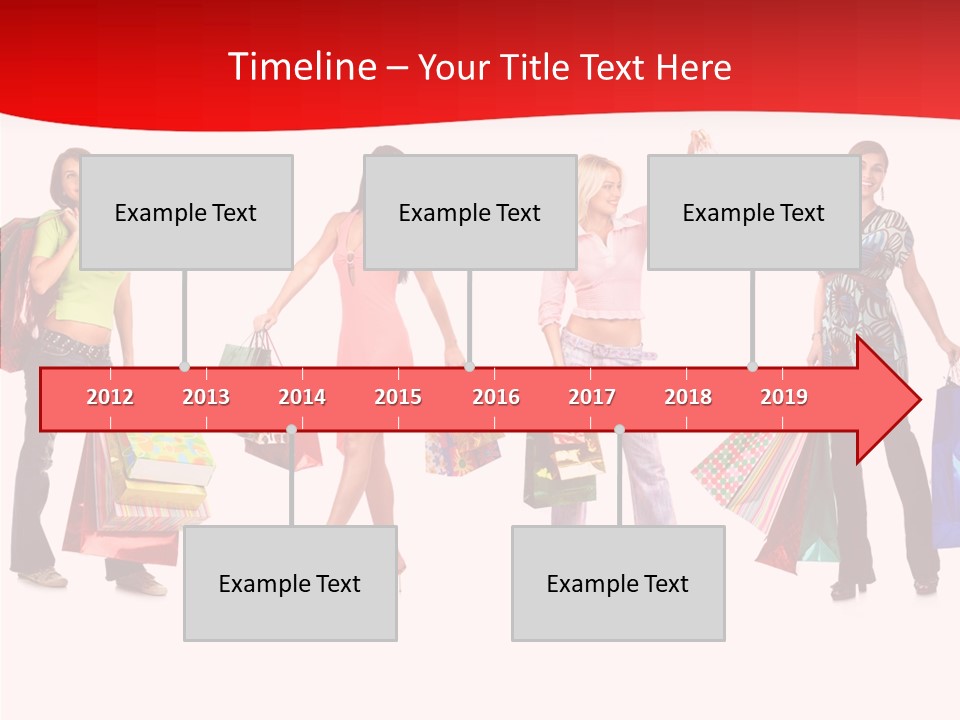 Isolate Pretty Customer PowerPoint Template