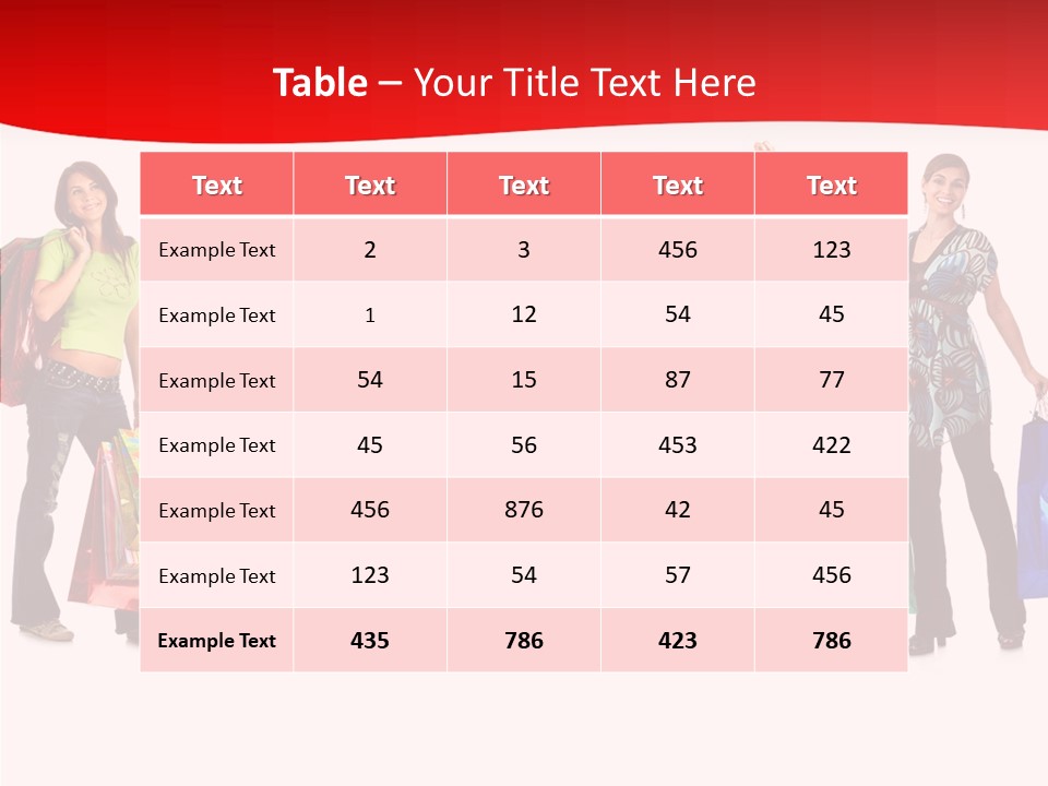 Isolate Pretty Customer PowerPoint Template