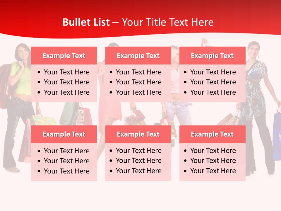 Isolate Pretty Customer PowerPoint Template