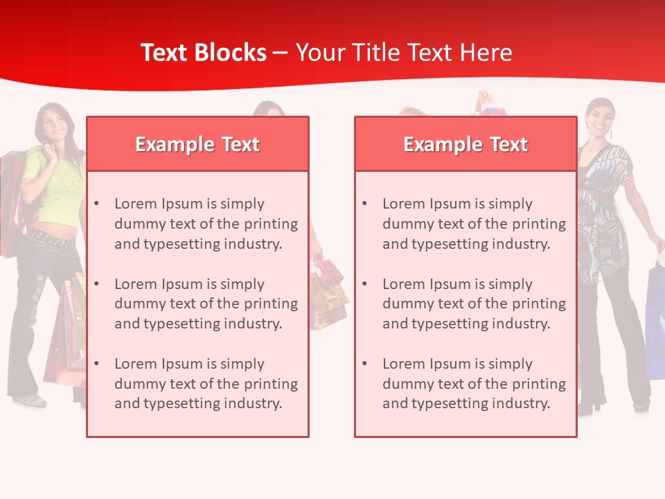 Isolate Pretty Customer PowerPoint Template