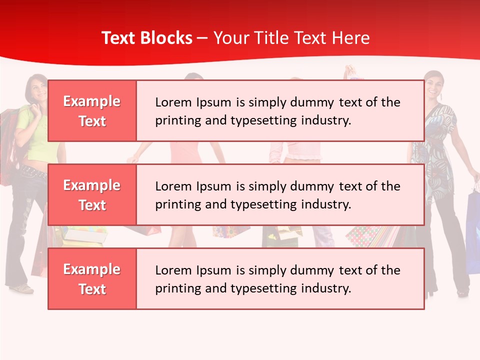 Isolate Pretty Customer PowerPoint Template