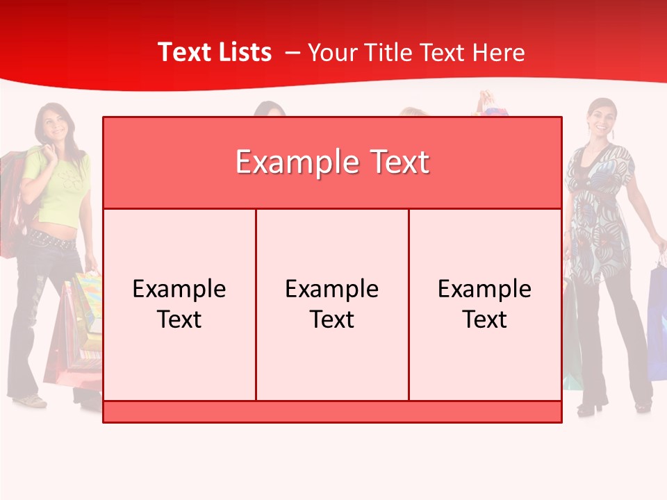 Isolate Pretty Customer PowerPoint Template