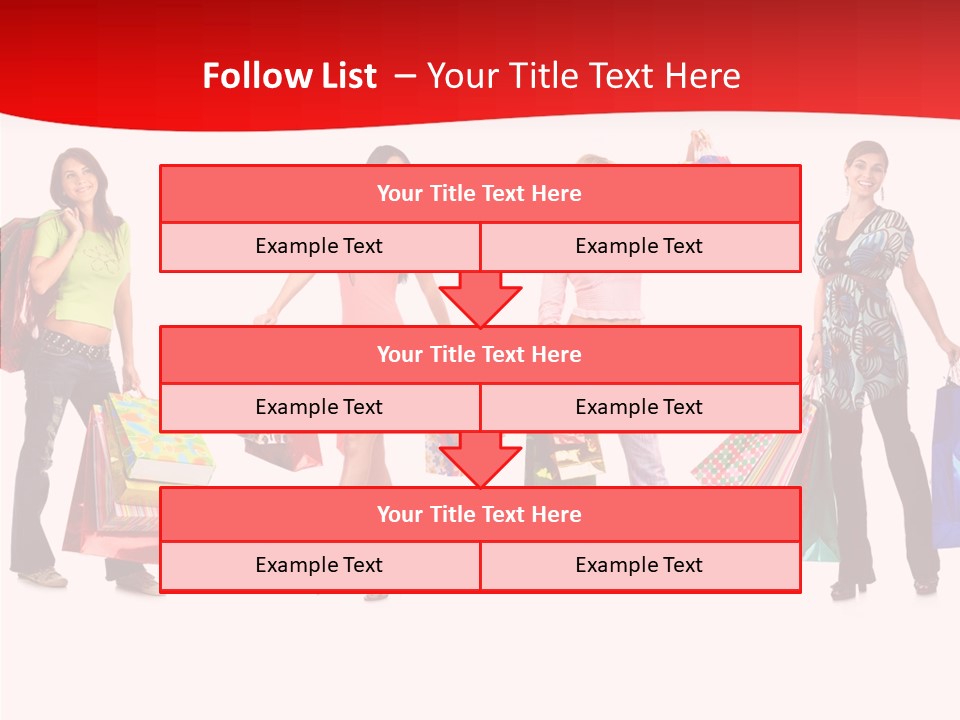 Isolate Pretty Customer PowerPoint Template