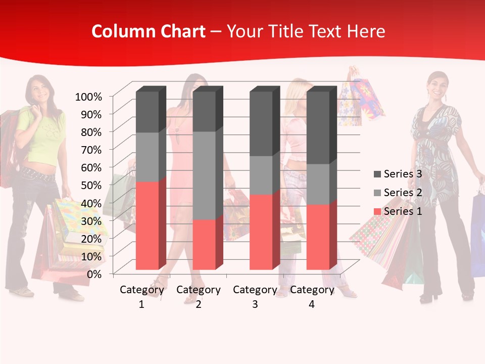 Isolate Pretty Customer PowerPoint Template