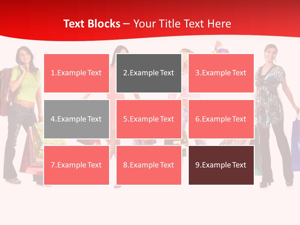 Isolate Pretty Customer PowerPoint Template