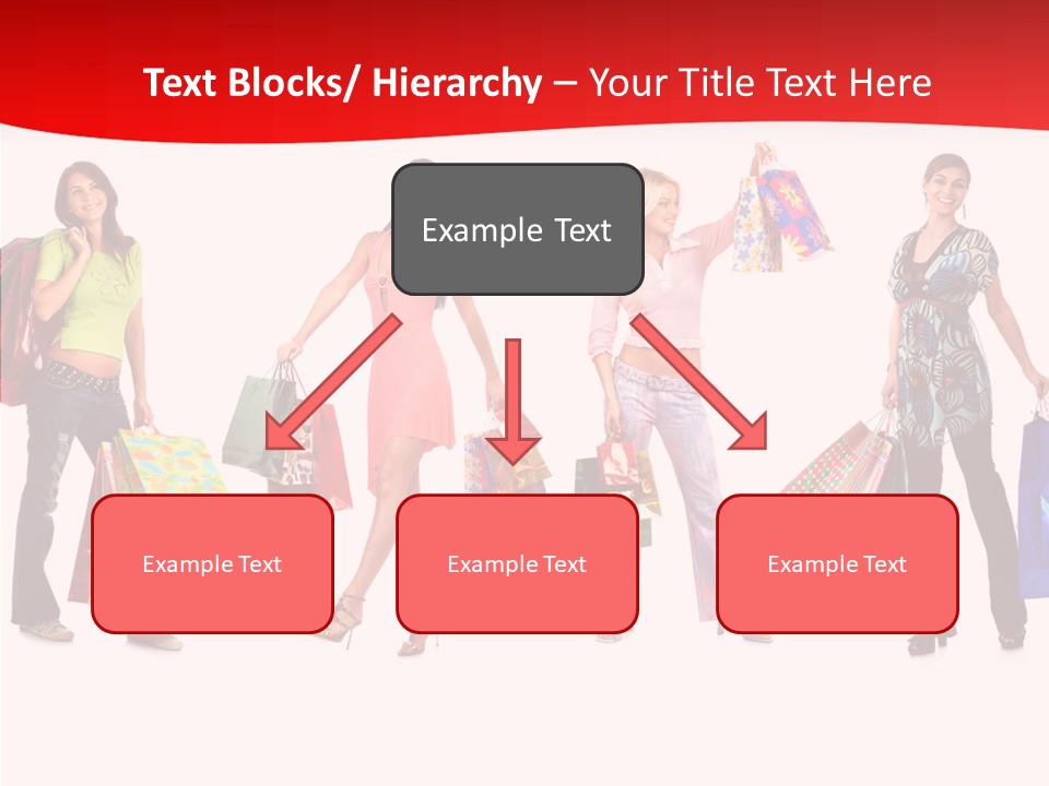 Isolate Pretty Customer PowerPoint Template